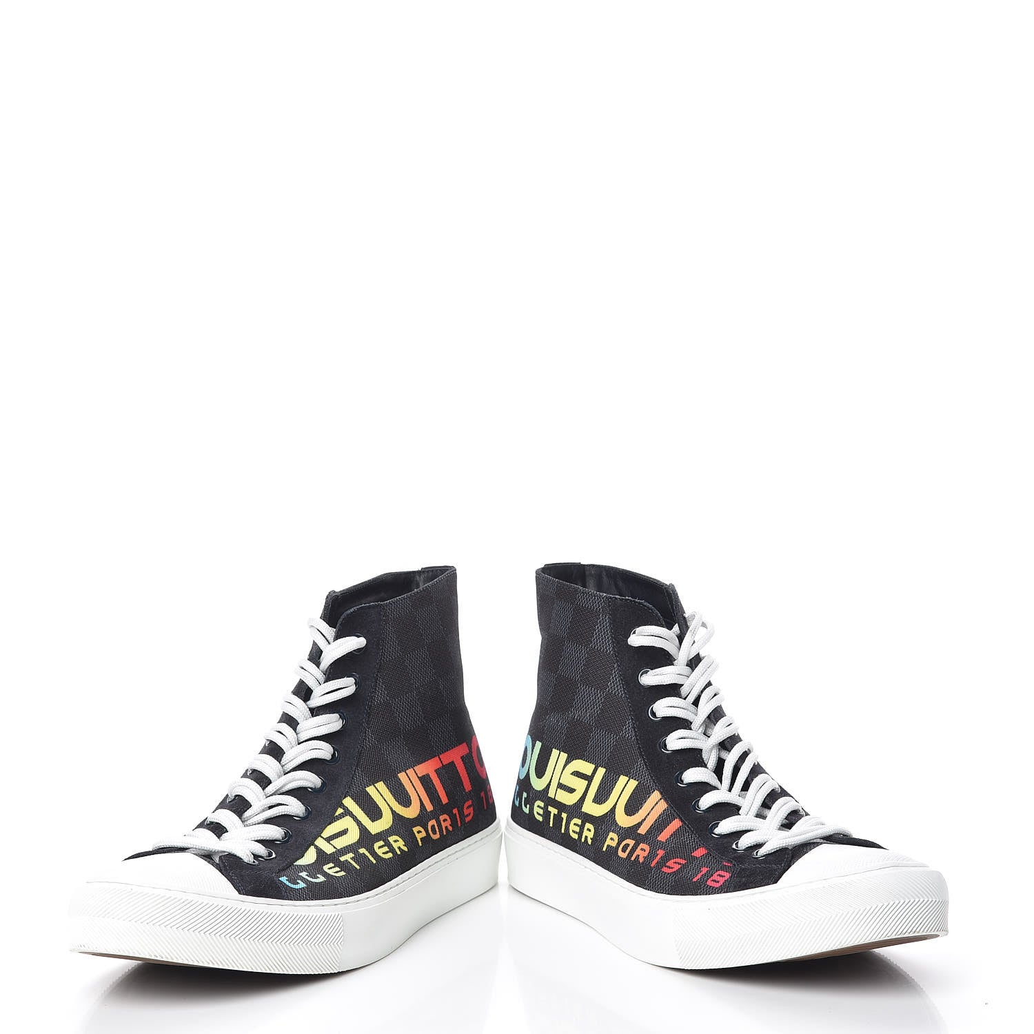 Louis Vuitton Damier Cobalt Tattoo Sneaker Boots 7 6 of 13