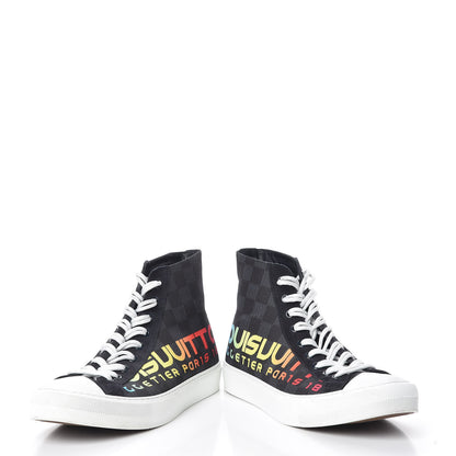 Louis Vuitton Damier Cobalt Tattoo Sneaker Boots 7 6 of 13