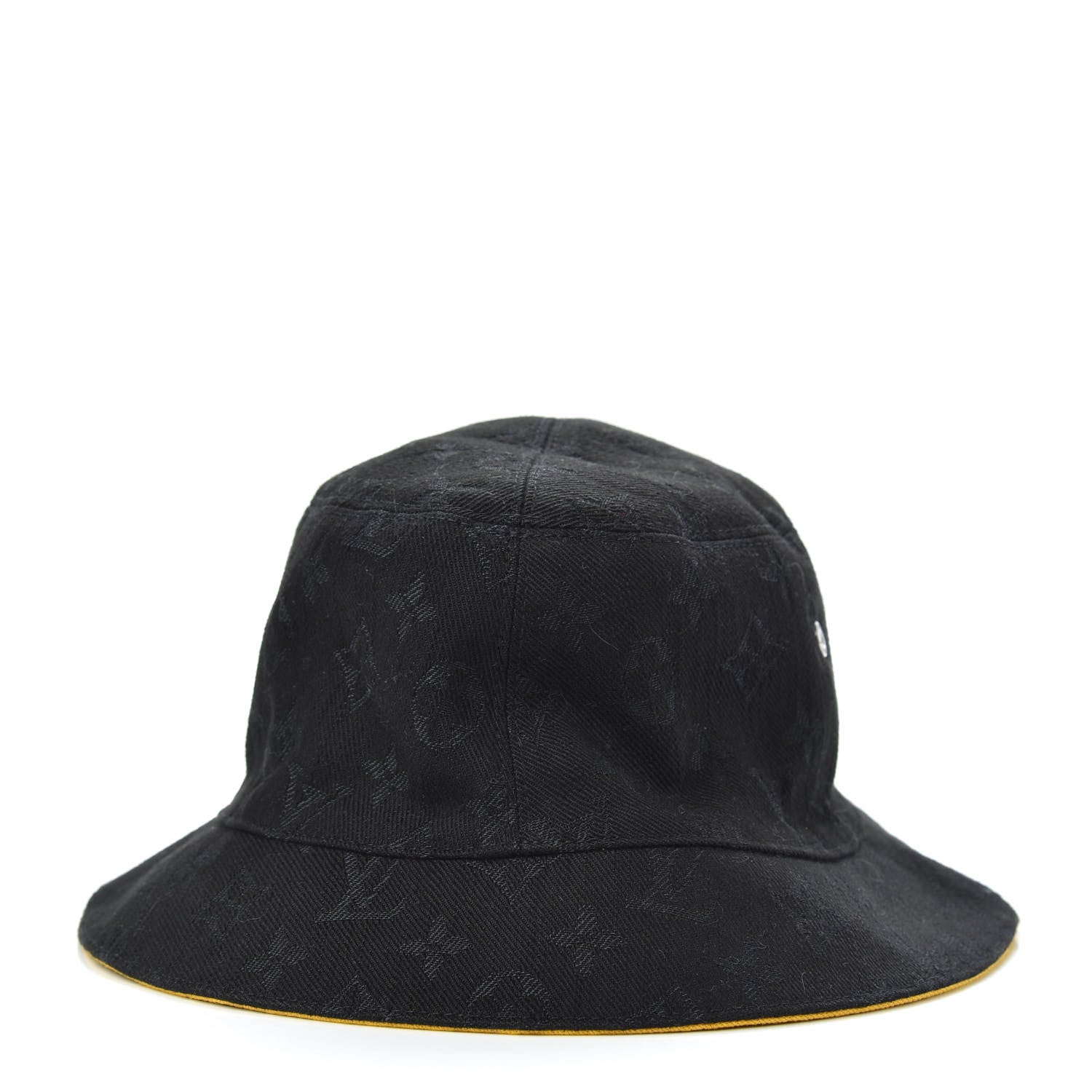 Louis Vuitton Monogram Denim Transformable Bob Bucket Hat 58 Black 4 of 7