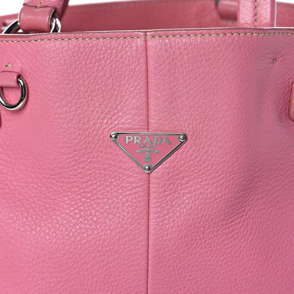 Prada Vitello Daino Tote Begonia 9 of 12