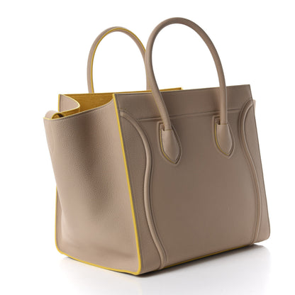Celine Grained Calfskin Medium Phantom Luggage Powder 3 of 9