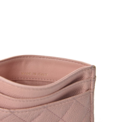Chanel Caviar Quilted Boy Card Holder Light Pink 8 of 10