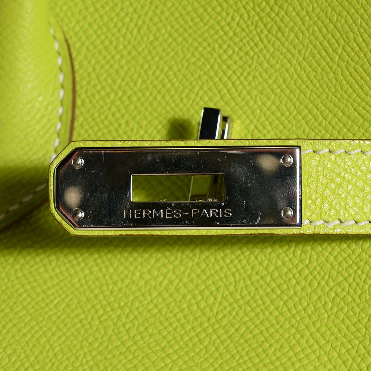 Epsom Candy Birkin 35 Kiwi Lichen