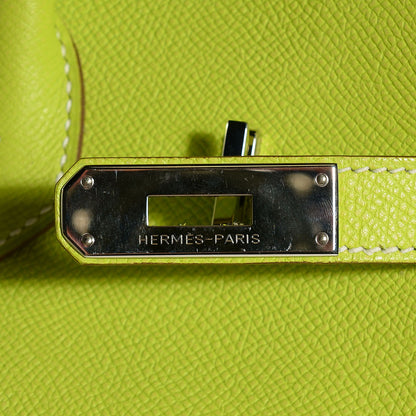 Hermes Epsom Candy Birkin 35 Kiwi Lichen 12 of 27