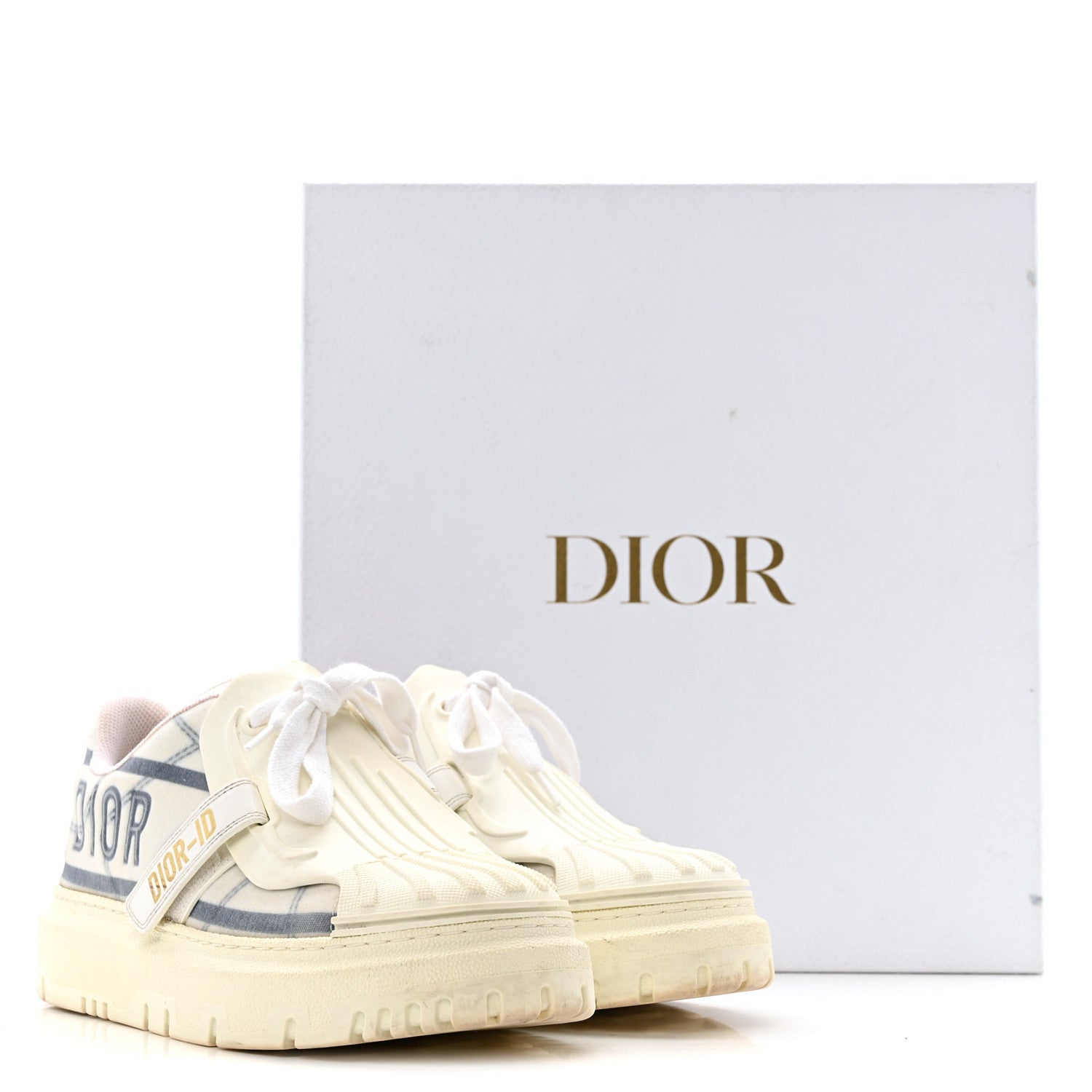 Christian Dior Nylon Mesh Dior-ID Platform Sneakers 37.5 Bleu France 13 of 13