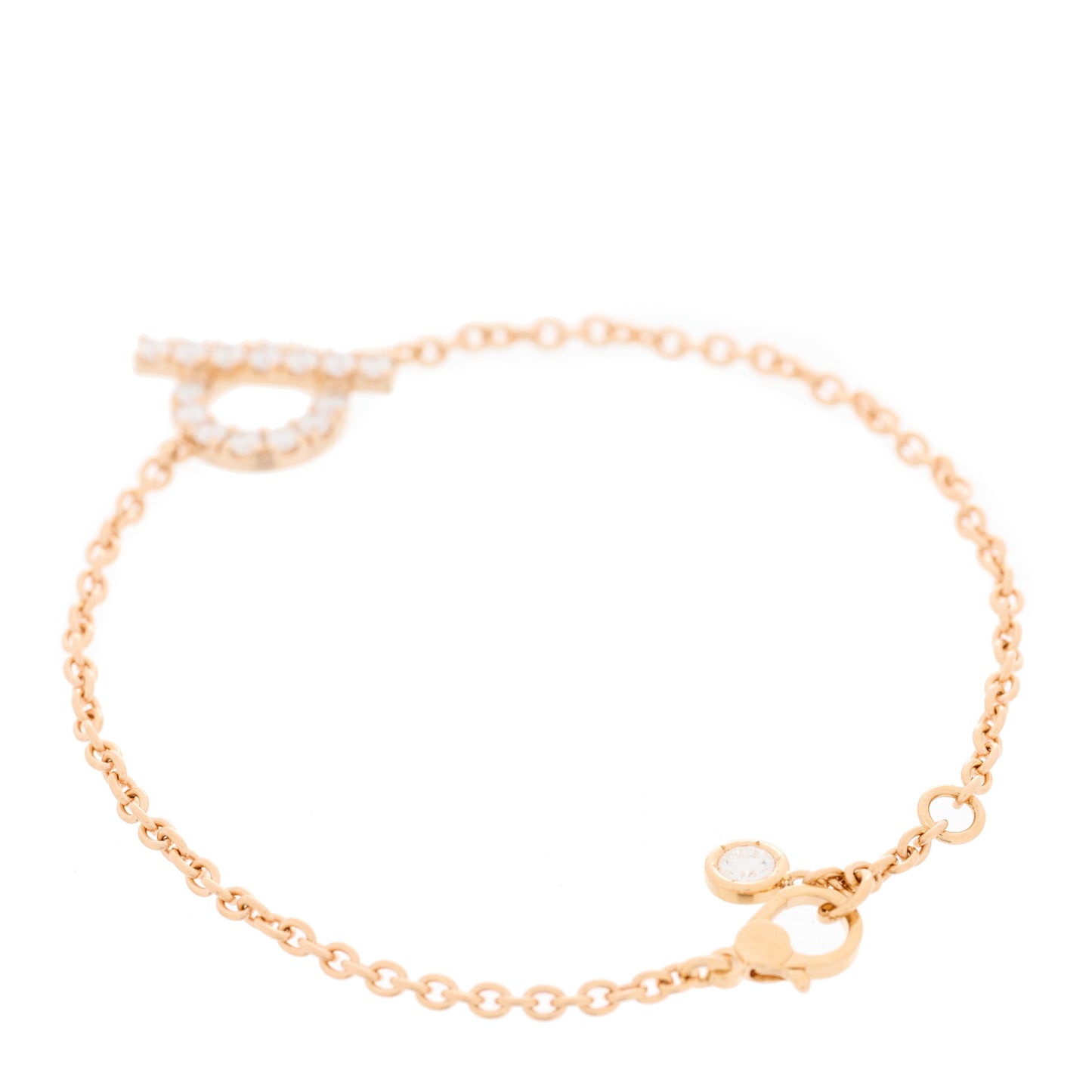 18K Rose Gold Diamond Finesse Bracelet ST
