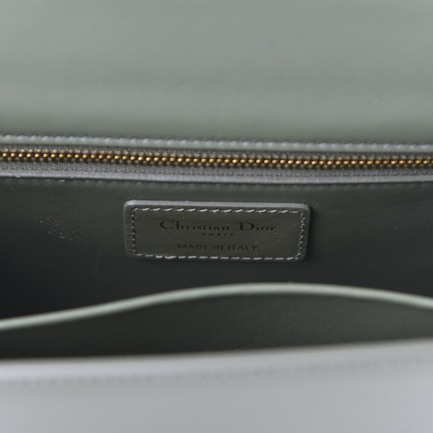 Christian Dior Smooth Calfskin 30 Montaigne Flap Bag Mint Green 8 of 9