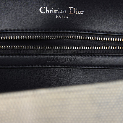 Christian Dior Lizard Medium Diorama Flap Bag Off White 7 of 10