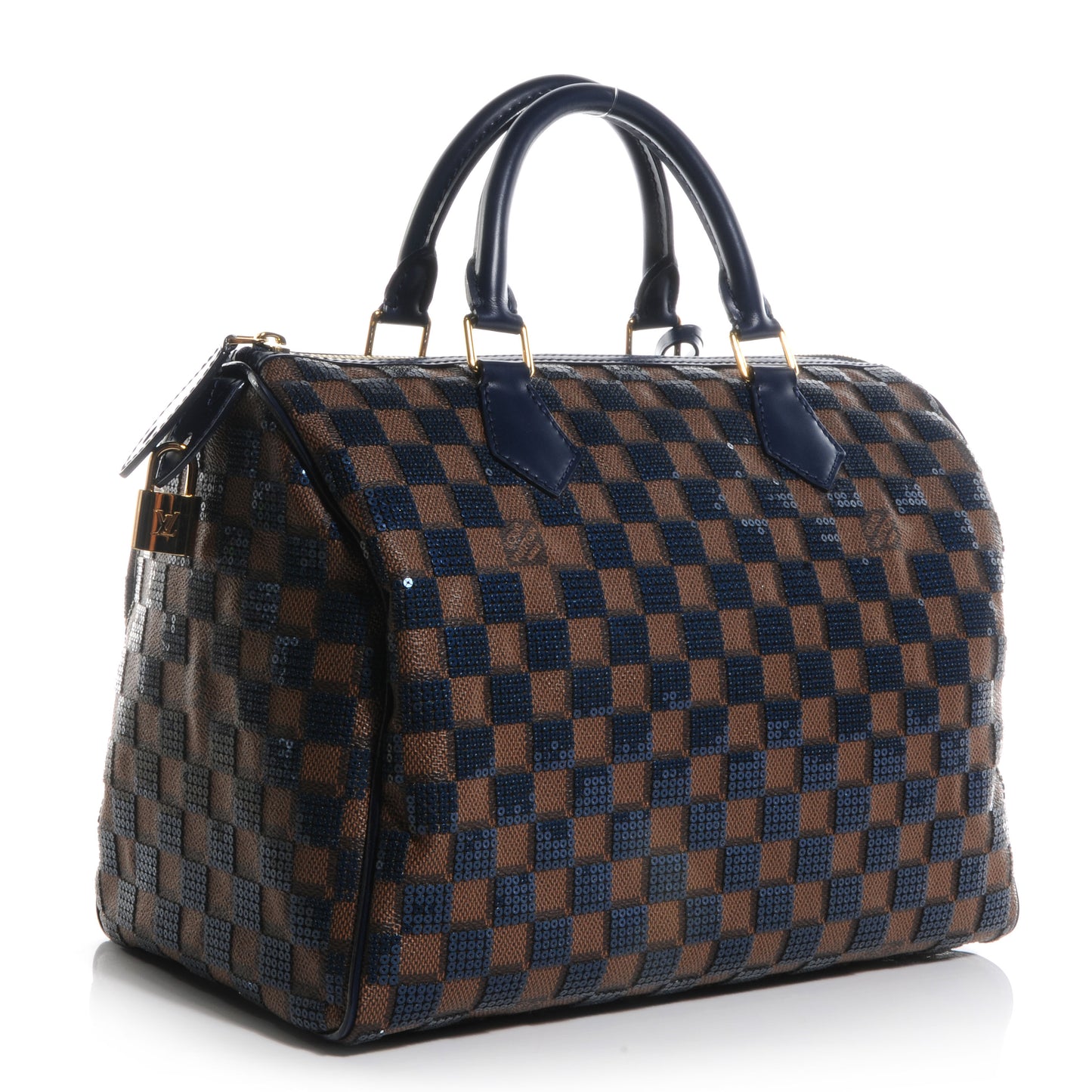 Damier Paillettes Speedy 30 Blue