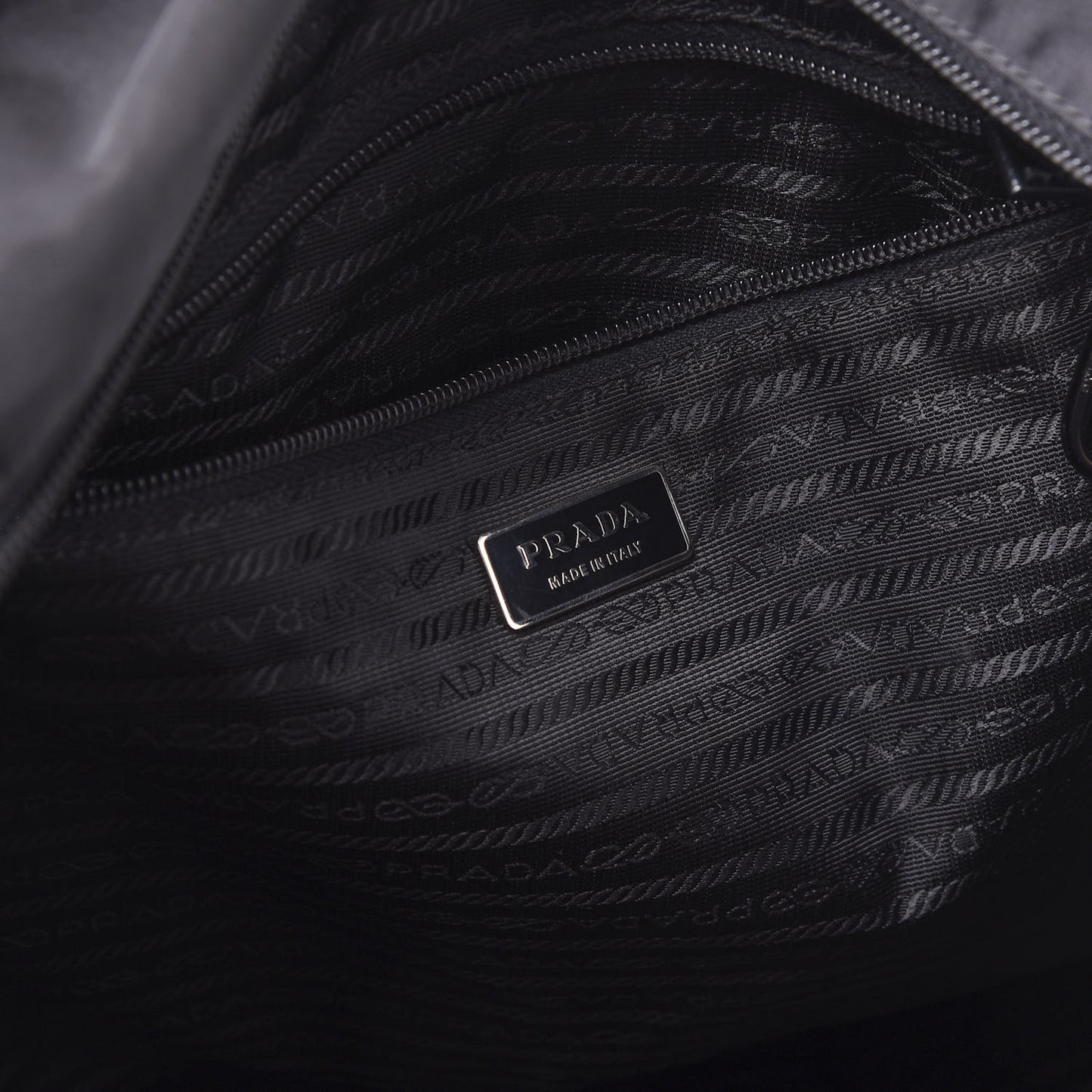 Tessuto Nylon Saffiano Weekender Black