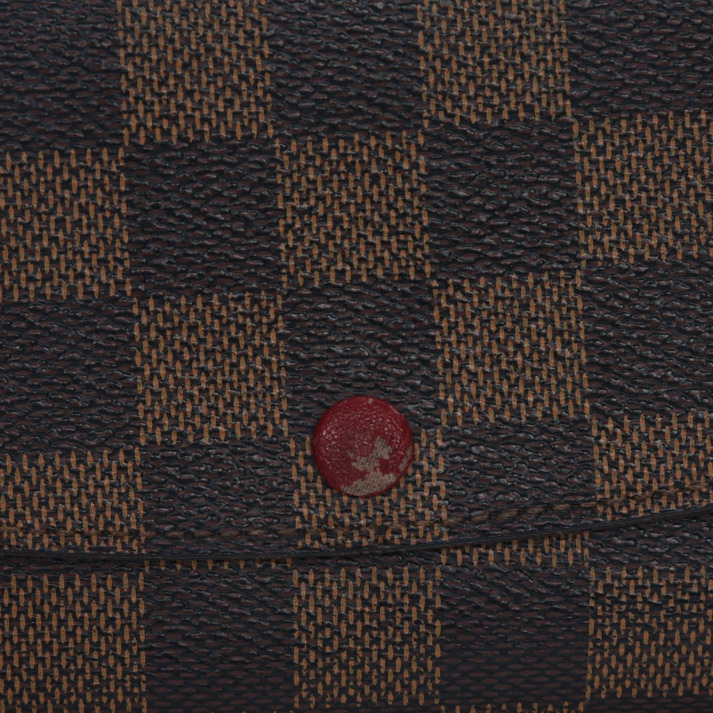Damier Ebene Emilie Wallet Red