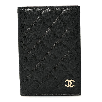 Chanel Caviar Quilted Passport Holder Black 1 of 8