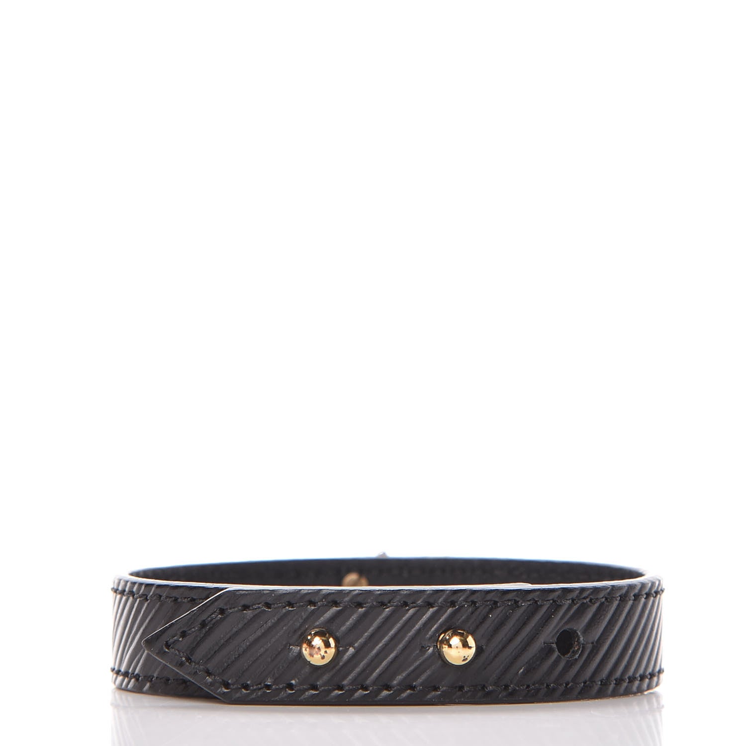 Louis Vuitton Epi Twist It Bracelet 19 Black 3 of 9