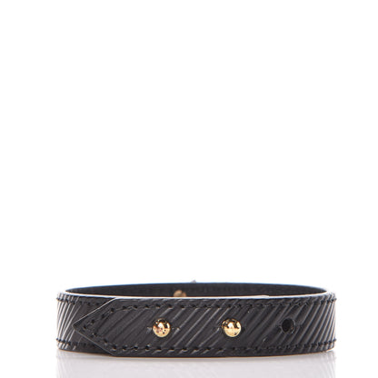 Louis Vuitton Epi Twist It Bracelet 19 Black 3 of 9