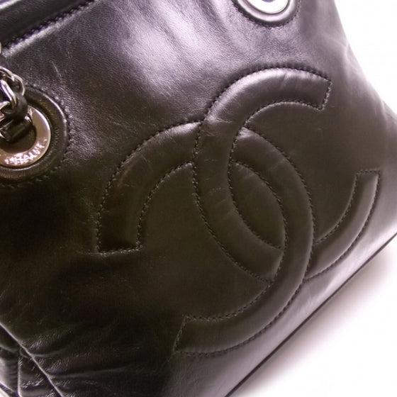 Lambskin Quilted Frame Tote