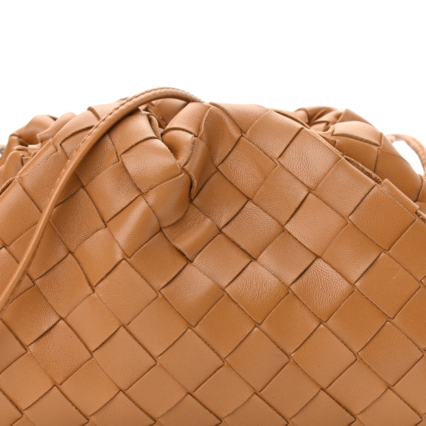 Nappa Intrecciato The Mini Pouch Carmel
