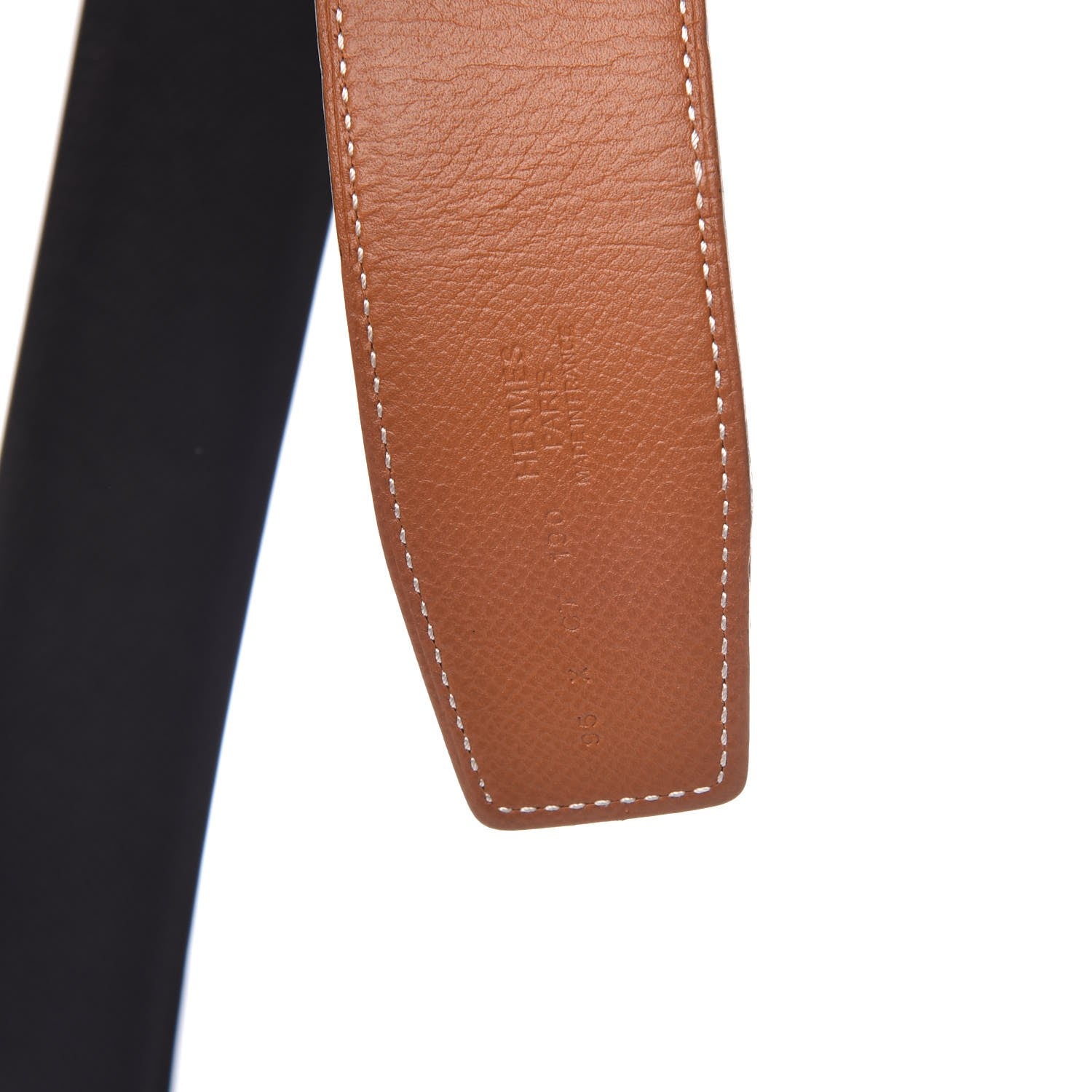 Hermes Epsom 42mm Constance 2 H Belt 95 Gold Black 4 of 10
