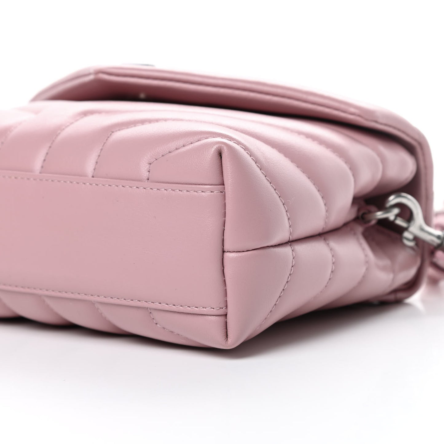 Calfskin Y Quilted Monogram Toy Loulou Crossbody Bag Tender Pink