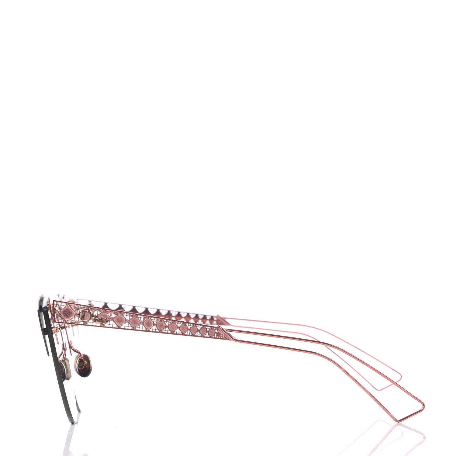 Christian Dior Diorama Caged Mirrored Sunglasses Pink 2 of 7