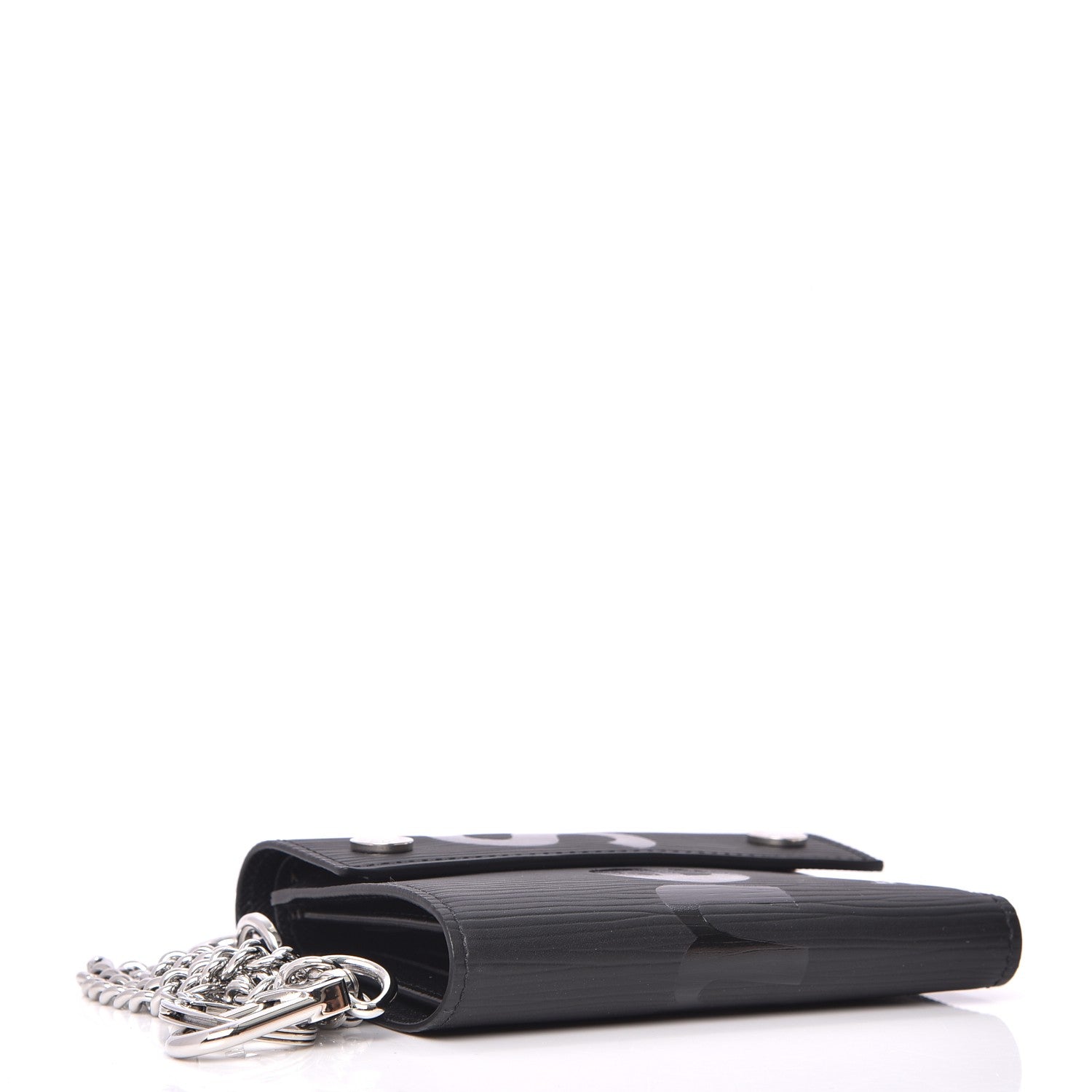 Louis Vuitton X SUPREME Epi Chain Wallet Black 5 of 10