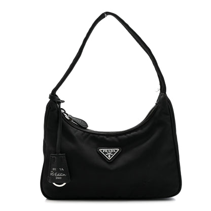 Prada Tessuto Nylon Mini Re-Edition 2000 Bag Black 1 of 16