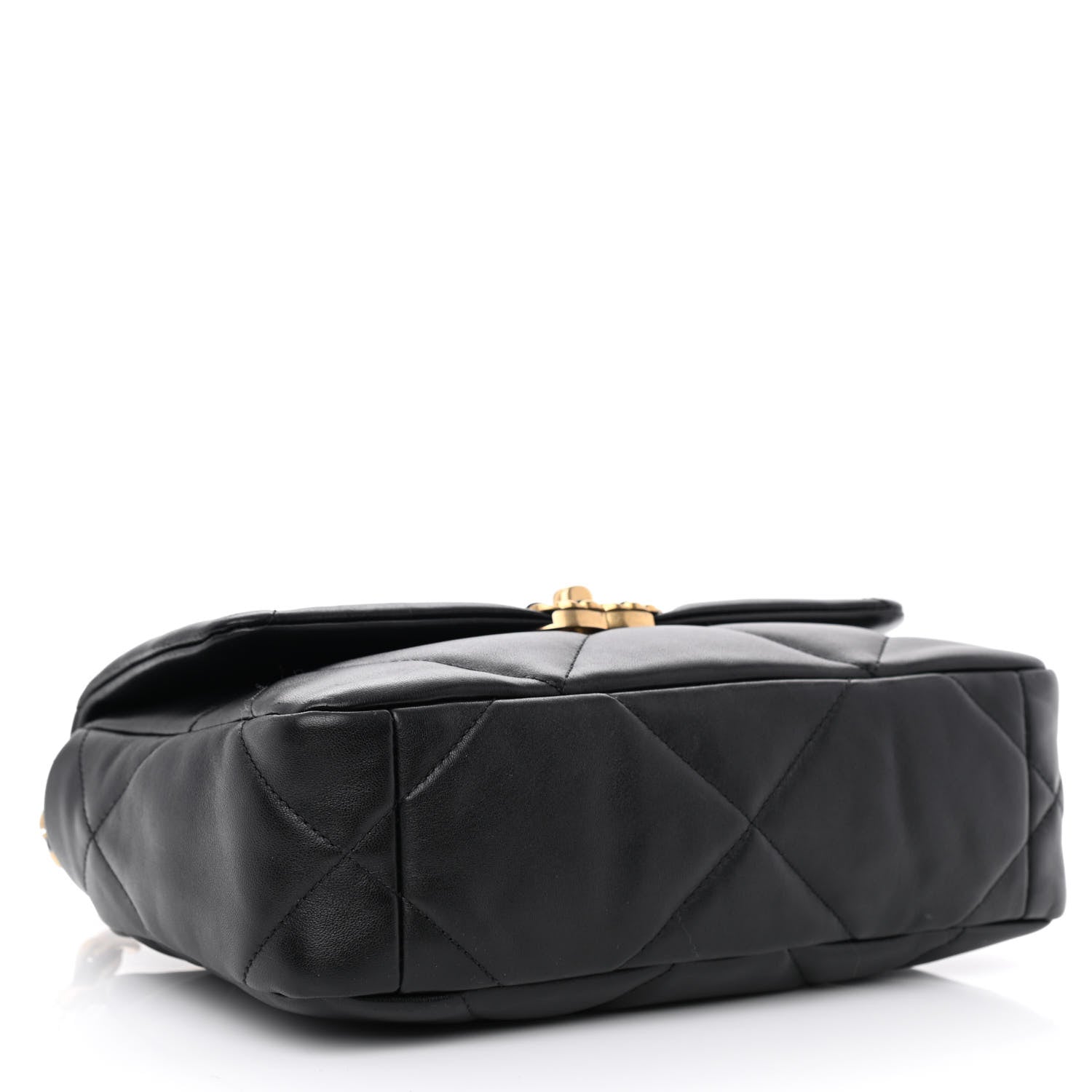 Chanel Lambskin Quilted Medium Chanel 19 Flap Black 4 of 12