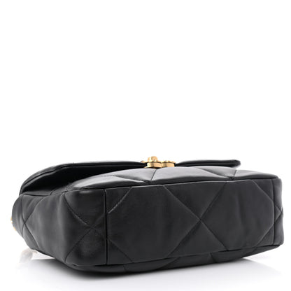 Chanel Lambskin Quilted Medium Chanel 19 Flap Black 4 of 12