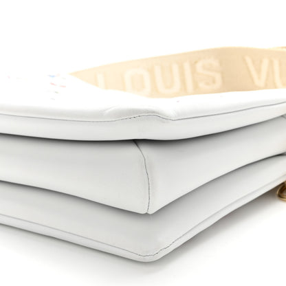 Louis Vuitton Lambskin Embossed Monogram LV Garden Coussin PM Cream 11 of 11
