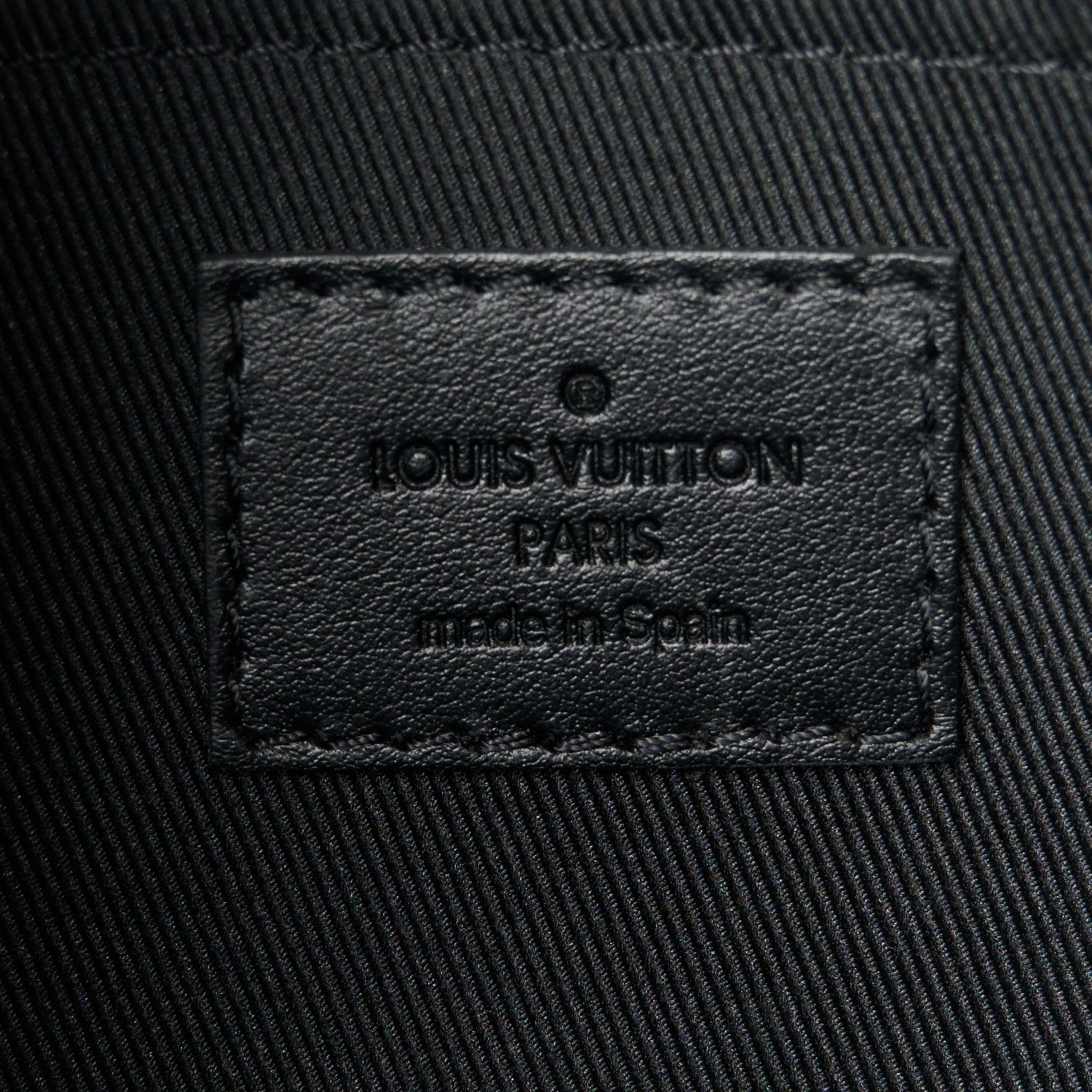 Louis Vuitton Monogram Eclipse Pochette To-Go Black 7 of 9