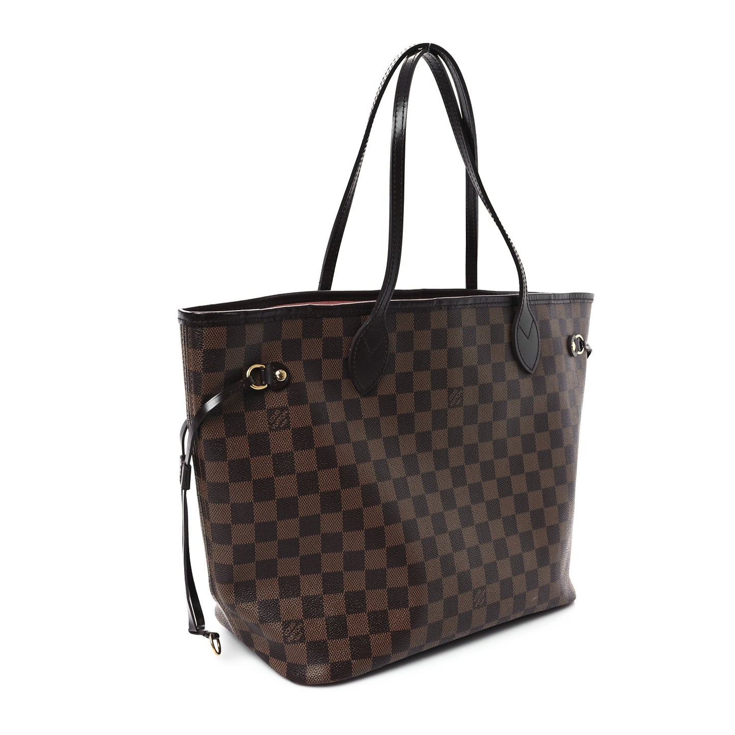 Damier Ebene Neo Neverfull MM Rose Ballerine
