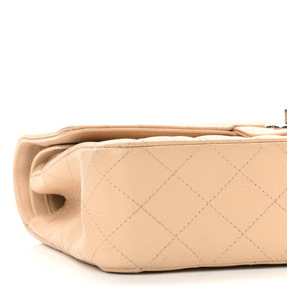 Chanel Caviar Quilted Medium Double Flap Beige 9 of 12