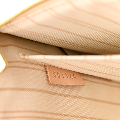 Louis Vuitton Damier Azur Neverfull MM GM Pochette 7 of 11