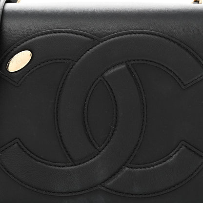 Chanel Lambskin CC Mania Flap Bag Black 8 of 11