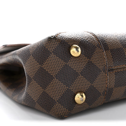 Louis Vuitton Damier Ebene Caissa Clutch Rose Ballerine 8 of 13