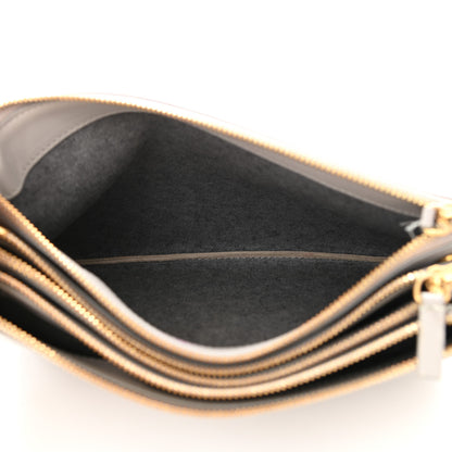 Celine Lambskin Large Trio Crossbody Bag Smoke 7 of 21