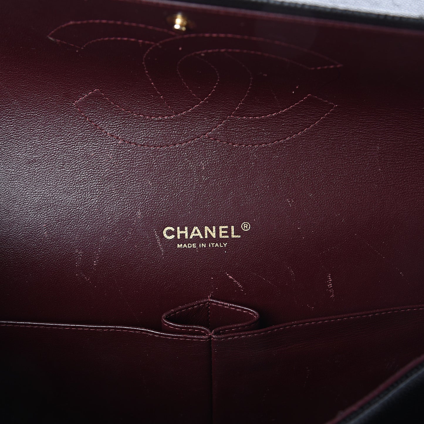 Caviar Quilted Maxi Double Flap Black