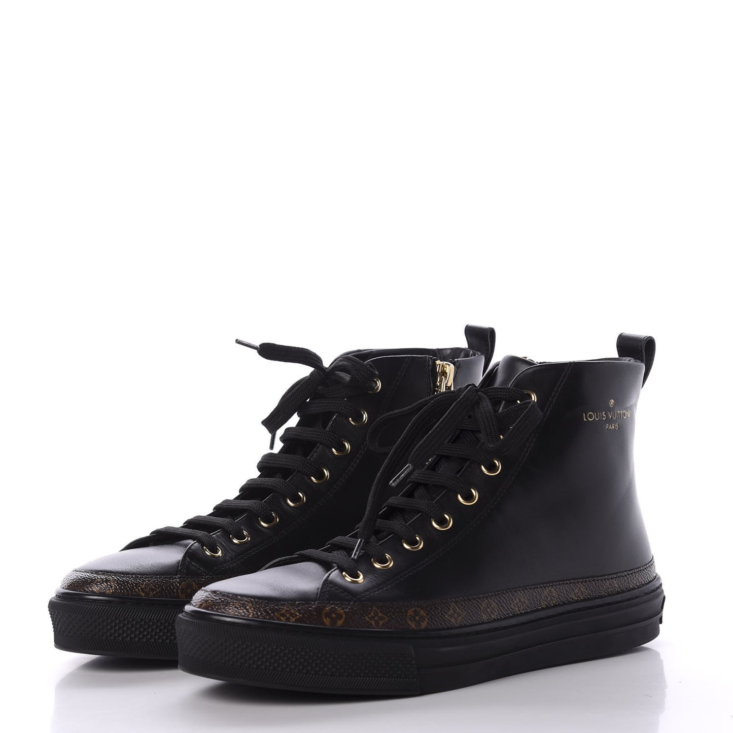 Monogram Stellar Sneaker Boots 37 Black
