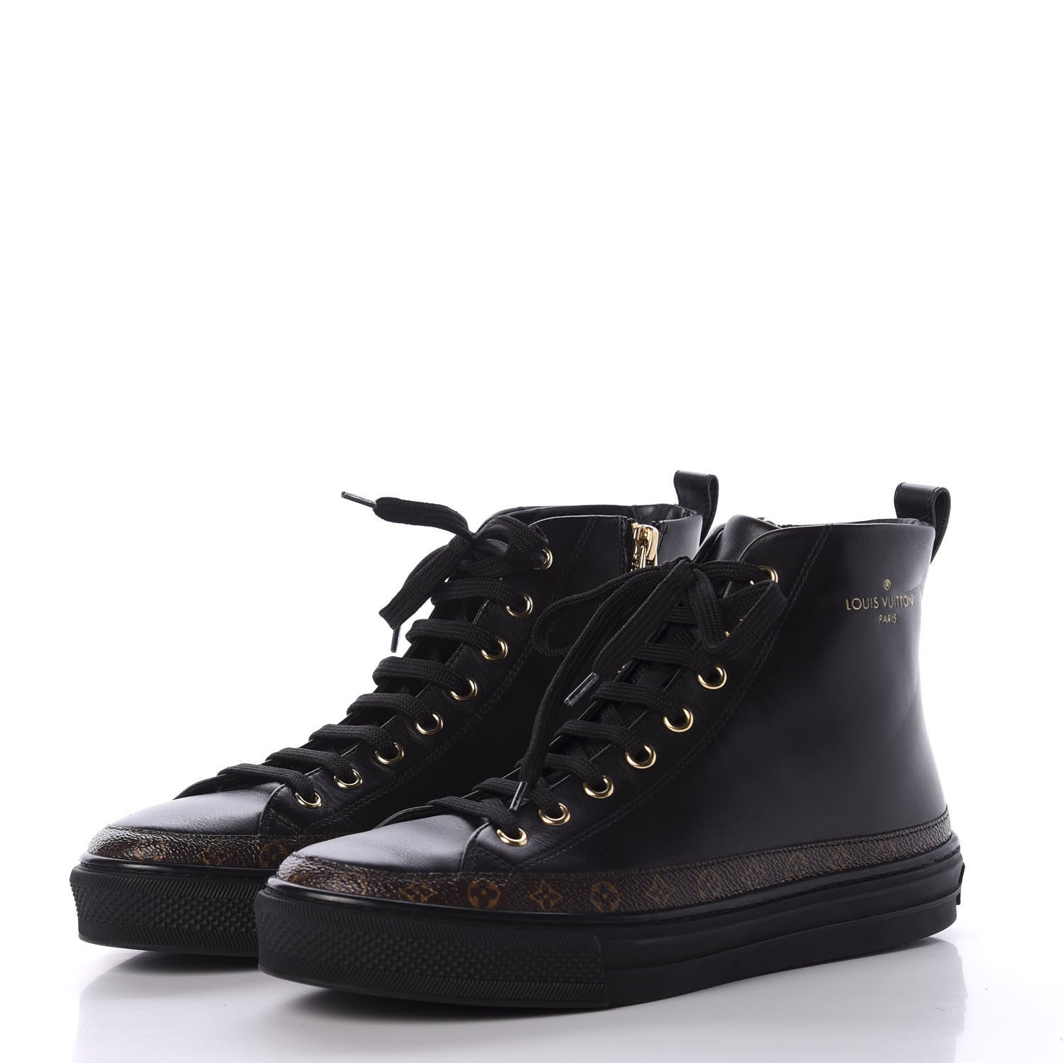 Louis Vuitton Monogram Stellar Sneaker Boots 37 Black 3 of 9