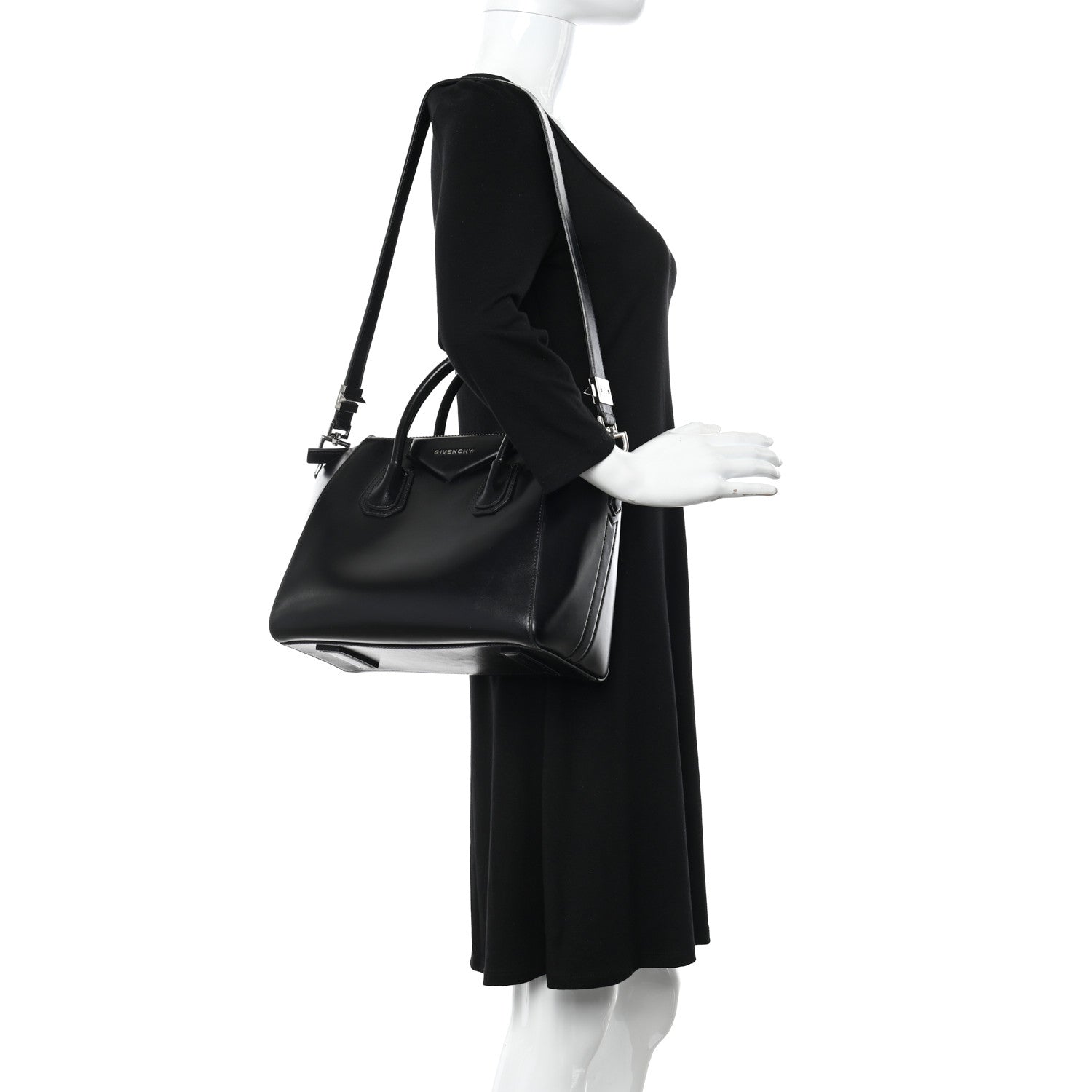 Givenchy Shiny Lord Calfskin Small Antigona Black 3 of 16