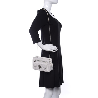 Givenchy Goatskin Diamond Quilted Pocket Crossbody White 2 of 9