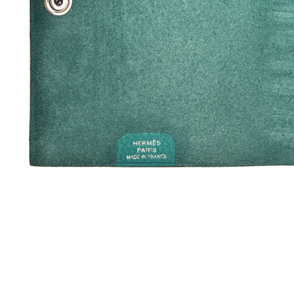 Hermes Togo Ulysse Mini Notebook Cover Vert Verone 6 of 7