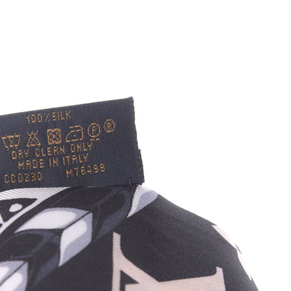 Louis Vuitton Silk Monogram LV Crafty Bi Color BB Bandeau Caramel Black 3 of 4