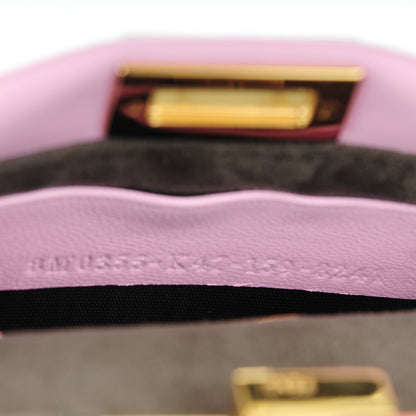Fendi Shiny Nappa Micro Peekaboo Iconic Satchel Lavanda 7 of 7