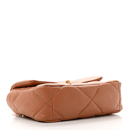 Chanel Lambskin Quilted Medium Chanel 19 Flap Brown 4 of 10