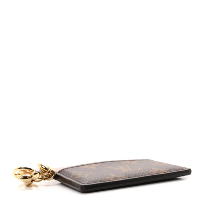 Louis Vuitton Monogram LV Charms Card Holder Rose Ballerine 4 of 7