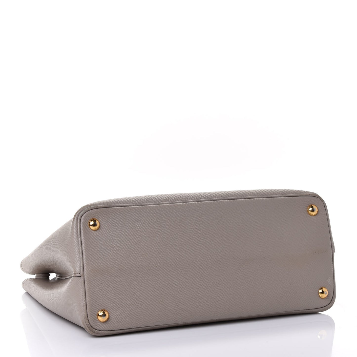 Saffiano Cuir Small Double Bag Pomice