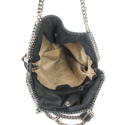 Stella McCartney Shaggy Deer Falabella Fold Over Tote Black 5 of 7