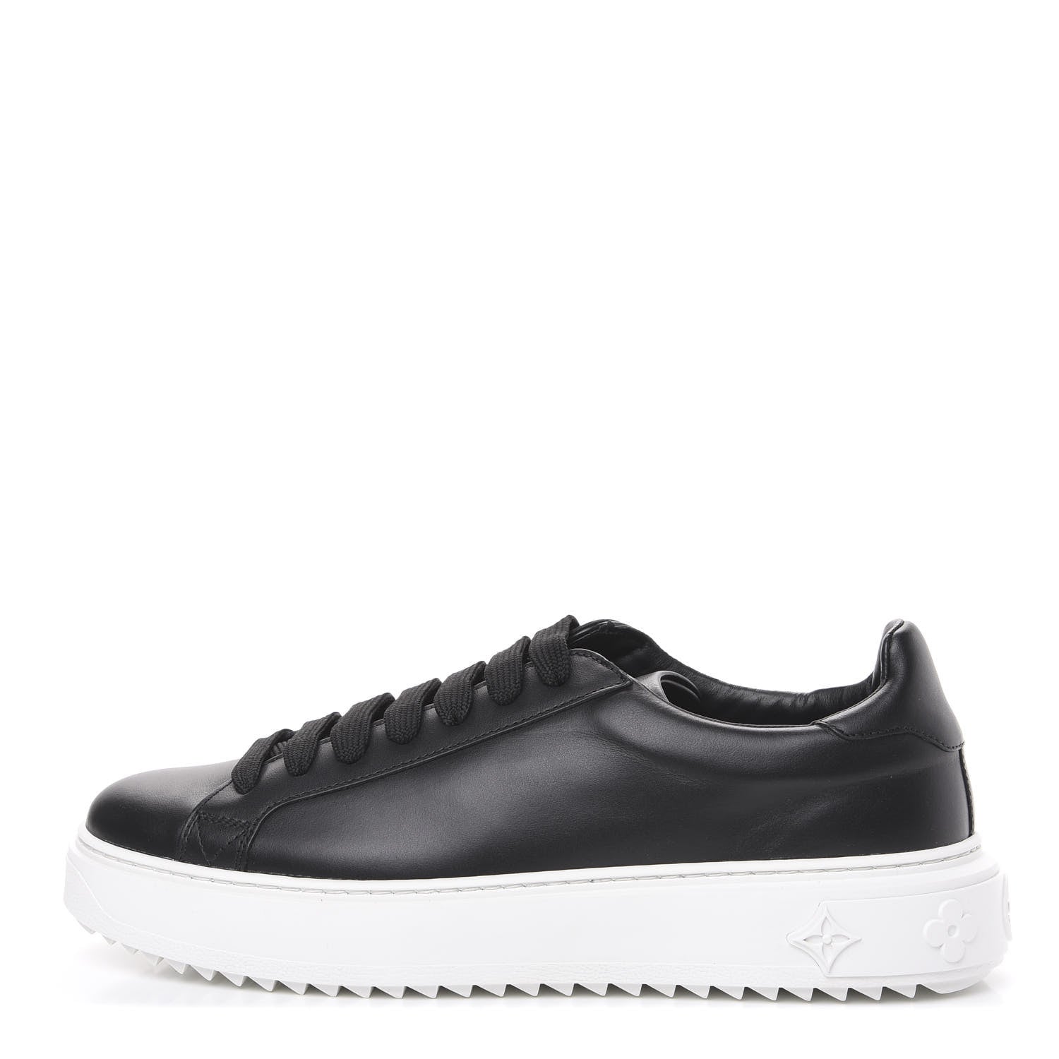 Louis Vuitton Calfskin Time Out Sneakers 41 Black 1 of 7