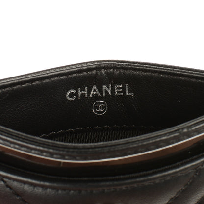 Chanel Lambskin Quilted CC Crossing Card Holder Black 7 of 8