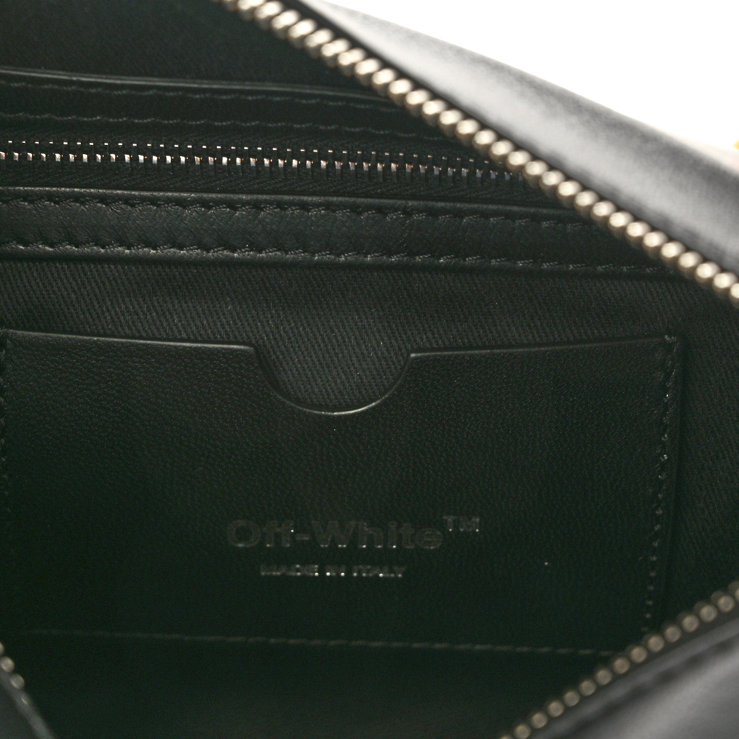 Off-White Calfskin Sculpture Pouch Bag Black 6 of 10